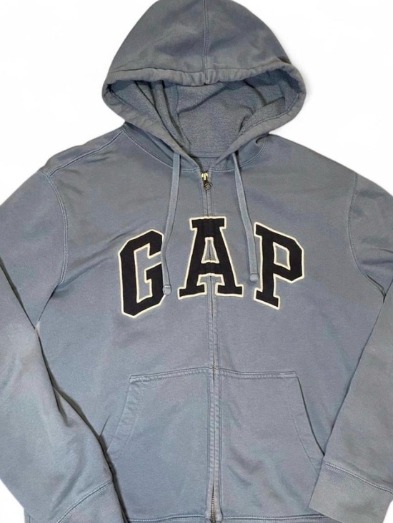 GAP Other - GAP Arch Logo Full-Zip Fleece Hoodie in Blue Medium